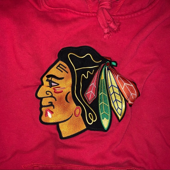 Red Chicago Blackhawks hoodie - Picture 2 of 6